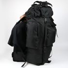 Рюкзак тактический каркасный 80 л Oxford 800D Черный - изображение 2