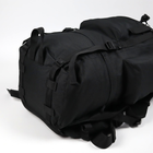 Рюкзак тактический каркасный 80 л Oxford 800D Черный - изображение 11