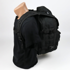 Рюкзак штурмовий 30 літрів Oxford 800D Чорний - зображення 4