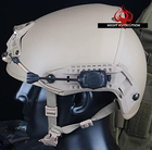 Фонарь на шлем Night Evolution Airsoft MPLS 3LED Черный - изображение 1