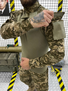Тактический военный комплект Corsa ( Убакс + Штаны ), Камуфляж: Пиксель ВСУ, Размер: M - изображение 5