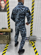 Тактичний військовий комплект Статутний ВМСУ ( Кітель + Штани ), Камуфляж: Піксель, Розмір: XXL - зображення 2