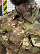 Тактичний військовий комплект F16 ( Кітель + Штани ), Камуфляж: Мультикам, Розмір: L - зображення 5