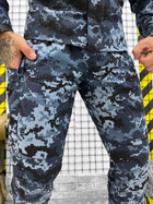 Тактичний військовий комплект Статутний ВМСУ ( Кітель + Штани ), Камуфляж: Піксель, Розмір: XL - зображення 6