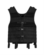 Тактический разгрузочный жилет Mil-Tec Molle carier vest Gen.II Черный 13462202 - изображение 1