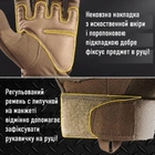 Рукавички тактичні сенсорні BDA; XL/10; Олива. Універсальні тактичні рукавички з пальцями. Армійські рукавички - зображення 6