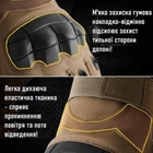 Рукавички тактичні сенсорні BDA; M/8; Олива. Універсальні тактичні рукавички з пальцями. Армійські рукавички - зображення 5