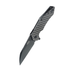 Нож складной карманный Liner lock Firebird FH31B-CF Black 198 мм - изображение 6