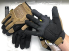 Повнопалі тактичні рукавички зсу розмір M, тактичні рукавички всі військові чорні койот - зображення 3