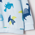 Піжама (футболка з довгими рукавами + штани) дитяча OVS Pyjama Boy Omphalodes 1812943 80 см Light Blue (8056781437667) - зображення 3