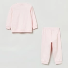 Піжама (футболка з довгими рукавами + штани) дитяча OVS Pyjama Girl Heavenly Pin 1812959 80 см Pink (8056781437827) - зображення 2