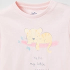 Піжама (футболка з довгими рукавами + штани) дитяча OVS Pyjama Girl Heavenly Pin 1812959 80 см Pink (8056781437827) - зображення 3