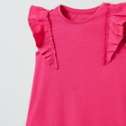 Дитяча сукня для дівчинки OVS Solid Dress 18-2140 Tpg 1803975 116 см Рожева (8056781105818) - зображення 3