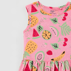 Дитячий літній сарафан для дівчинки OVS Aop Dress 15-2216 Aop 1804224 116 см Рожевий (8056781108383) - зображення 3