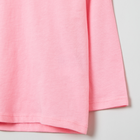 Longsleeve dziecięcy OVS T-Shirt Soli Candy Pink 1823680 92 cm Pink (8056781611302) - obraz 3