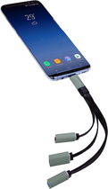 USB-хаб Logilink USB Type-C 3-in-1 (4052792048728) - зображення 3