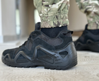Тактичні чоловічі кросівки AK демісезонні військові кросівки waterproof армійські чорні 44 розмір - зображення 4
