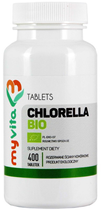 Suplement diety Myvita Chlorella Bio 250 mg 400 tabletek (5906874332184) - obraz 1
