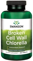 Дієтична добавка Swanson Хлорелла 500 мг 360 таблеток для очищення (87614060064) - зображення 1
