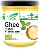 BIO PLANET Masło Klarowane Ghee 250 g (5907738158087)