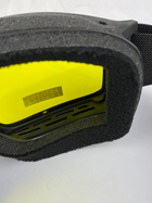 Очки защитные с уплотнителем Global Vision Ballistech-3 (amber) Anti-Fog, желтые - изображение 3