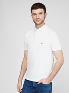 Koszulka polo męska Tommy Hilfiger MW0MW17770-YBR M Biała (8720113791566) - obraz 4