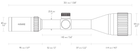 приціл оптичний Hawke Vantage 3-9х50 AO сітка Mil Dot з підсвіткою - зображення 3