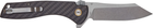 Нож CJRB Knives Kicker SW D2 G10 Black (27980283) - изображение 3