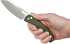 Нож CJRB Knives Ekko AR-RPM9 Steel Micarta Green (27980354) - изображение 6