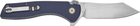 Ніж CJRB Knives Kicker SW D2 G10 Blue (27980285) - зображення 3