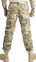 Тактичний військова форма, костюм Military Army Multicam, Штани із захистом колін S мультикам - зображення 6