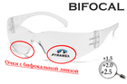 Бифокальные защитные очки Pyramex Intruder Bifocal (+1.5) (clear) прозрачные - изображение 2