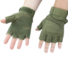 Тактические Перчатки С Открытыми Пальцами Размер L Oakley Олива OQW78 - изображение 3