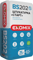 Штукатурка Ekomix Старт BS 202 25 кг (Е30010)