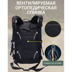 Tactic 1000D тактический рюкзак для военных, охоты, рыбалки, туристических походов, скалолазания, путешествий и спорта . Цвет: черный - изображение 5