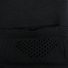 Вязаная зимняя шапка-балаклава черная / Теплый подшлемник размер универсальный - изображение 8