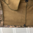 Чоловічий Костюм SoftShell на Флісі / Водонепроникний Комплект Куртка з капюшоном + Штани піксель розмір XL - зображення 6