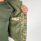 Чоловіча демісезонна Куртка з капюшоном ріп-стоп на силіконі до -15°C мультикам розмір XL - зображення 4