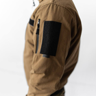 Чоловічий Демісезонний Бомбер Ріп-стоп з капюшоном / Куртка з підкладкою лаке койот розмір 4XL - зображення 8