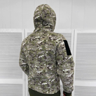 Мужская флисовая Куртка с капюшном и липучками под шевроны мультикам размер L - изображение 4