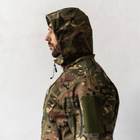 Чоловічий Демісезонний Бомбер Ріп-стоп з капюшоном / Куртка з підкладкою лаке мультикам розмір 4XL - зображення 4