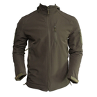 Мужская куртка с капюшоном Combat Soft Shell в цвете хаки размер M - изображение 1