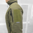 Чоловіча демісезонна Куртка ріп-стоп з еластичними манжетами та водонепроникною підкладкою олива розмір M - зображення 3