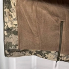 Чоловіча демісезонна Куртка з капюшоном Single Sword Softshell на подвійному флісі піксель розмір XXL - зображення 7