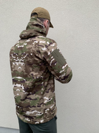 Утепленная мужская куртка с капюшоном Softshell на флисе мультикам размер 54 - изображение 2
