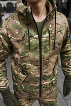 Чоловіча Демісезонна Куртка на Флісі подовжена мультикам розмір 3XL - зображення 6