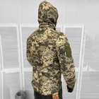 Чоловіча демісезонна Куртка з капюшоном Single Sword Softshell на подвійному флісі піксель розмір XXXL - зображення 3