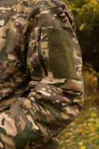 Мужской зимний Бушлат-бомбер Рип-стоп на флисе / Утепленная куртка мультикам размер 4XL - изображение 5