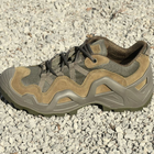 Мужские Тактические Кроссовки Vaneda / Легкая обувь нубук хаки размер 45 - изображение 5