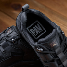 Універсальні вологостійкі Кросівки із натуральної шкіри на двокомпонентній підошві чорні розмір 45 - зображення 7